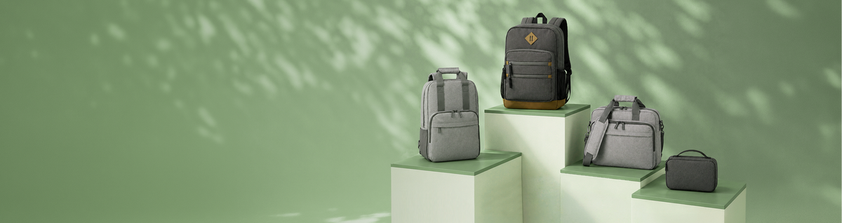 Solo New York bags made from recycled PET bottles